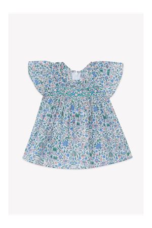 Blue blouse made of Liberty-print cotton fabric TARTINE ET CHOCOLAT KIDS | CC121010126E